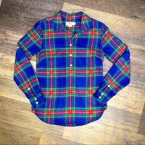 Vineyard Vines Blue Plaid Shirt!